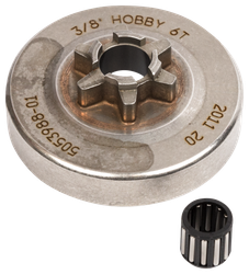 HUSQVARNA CLUTCH DRUM SPUR 3/8" 6T