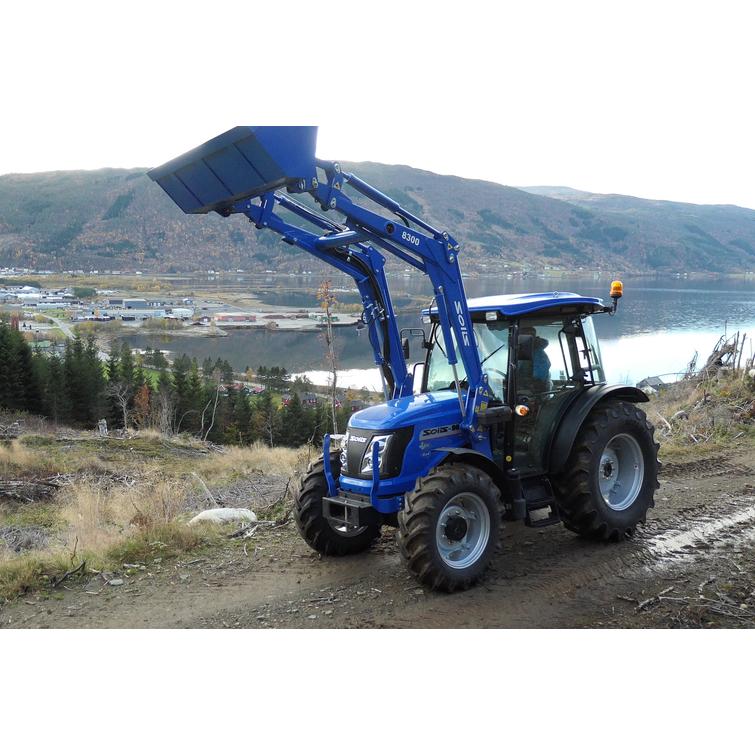 Solis 90 12+12 4WD, Ohjaamolla,Etukuormaajalla