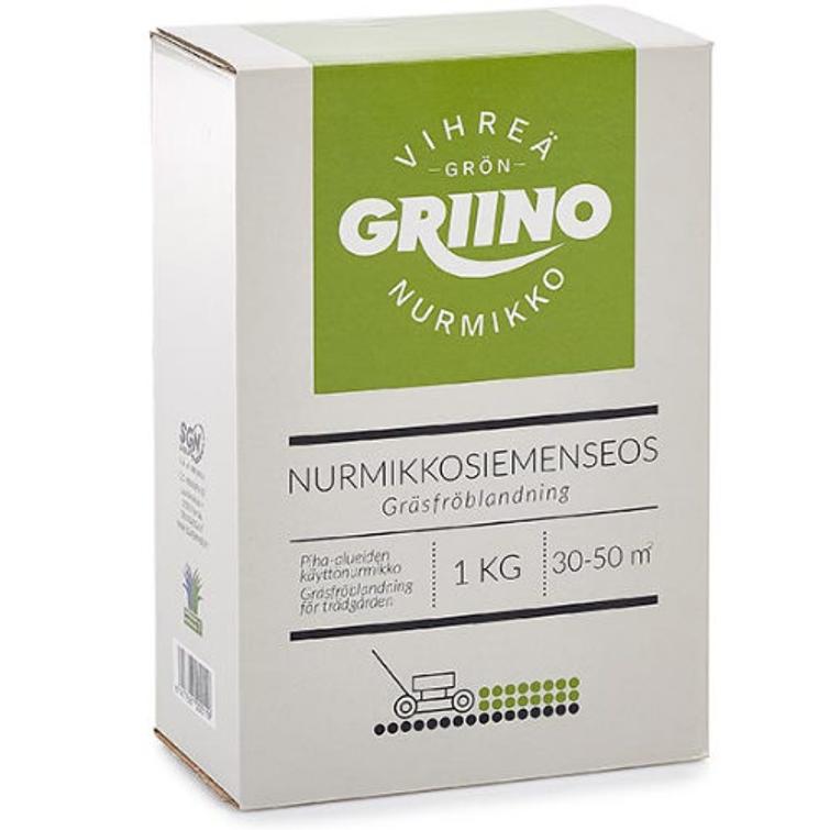 GRIINO VIHREÄ NURMIKONSIEMENSEOS 1KG 713GR11