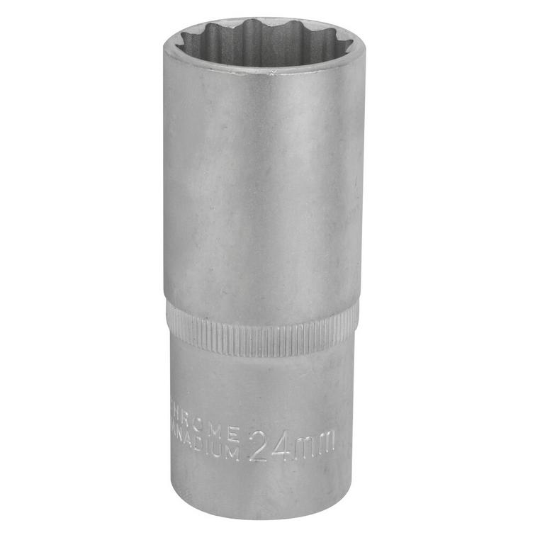 HYLSY 1/2'- 24MM 12-KULMA PITKÄ XD04224