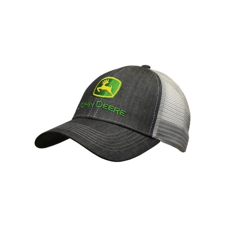JOHN DEERE Trademark mesh back cap denim