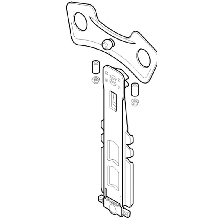 STIHL Selkälevyn Yläosa