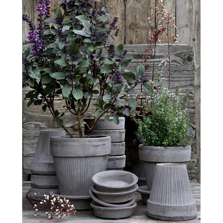 RUUKKU SIMONA 16CM + ALUSVATI HARMAA 866SI16GRE