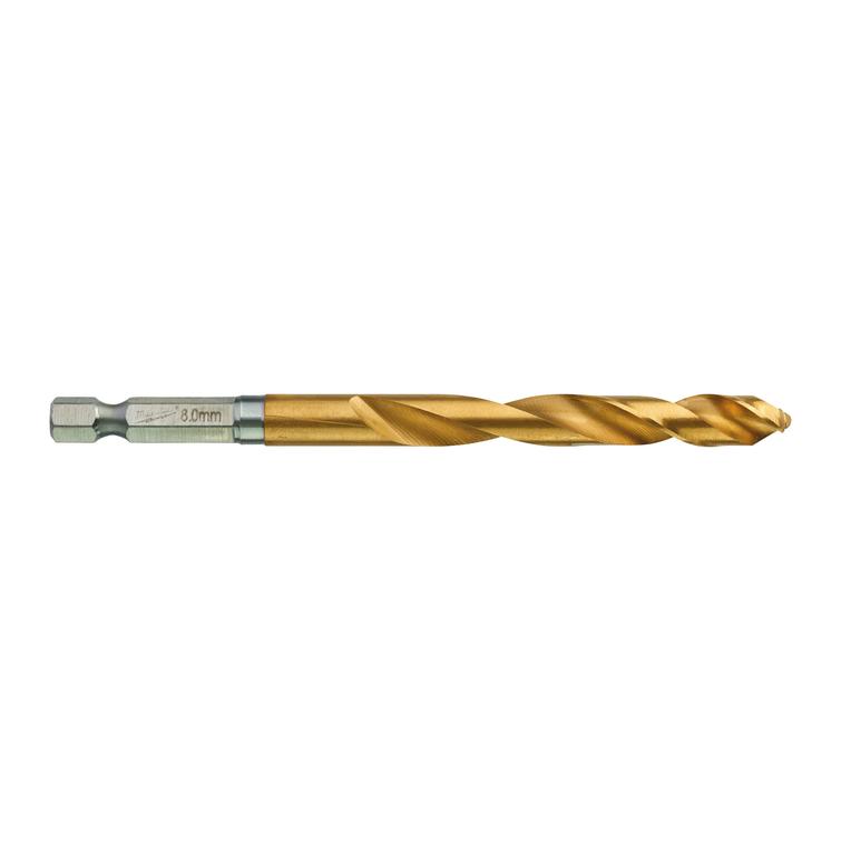 MILWAUKEE METALLIPORA HSSG TIN 8,0MM