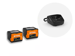 STIHL AK 10 akkusarja - 2 akkua + laturi