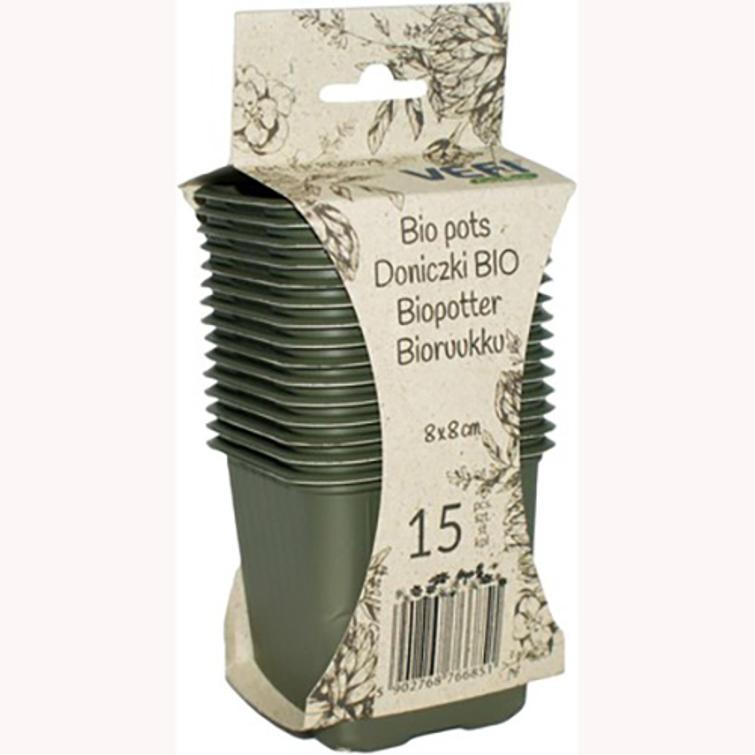 VEFI BIORUUKKU 8X8 CM, 15 kpl 92944