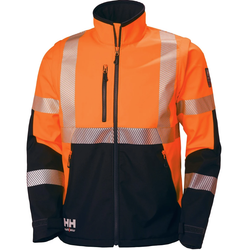 SOFTSHELL TAKKI XL ICU FL.ORANSSI/HARMAA