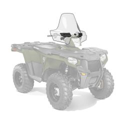 POLARIS K-WINDSHIELD ATV TALL CLEAR